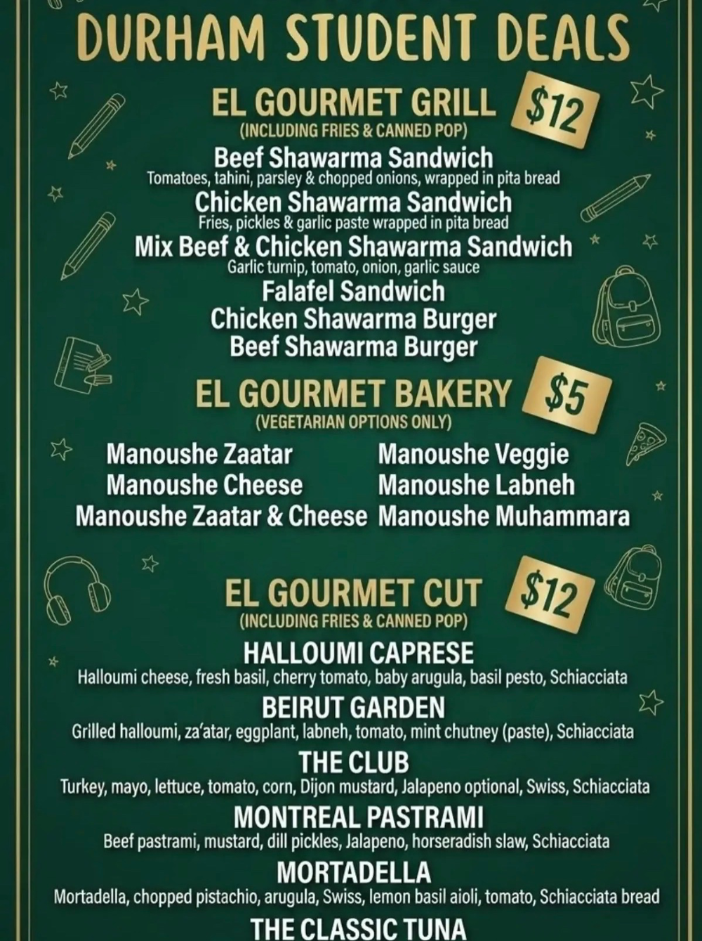 Durham College Student Specials image
