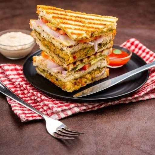 Peri-Peri Paneer Corn Sandwich