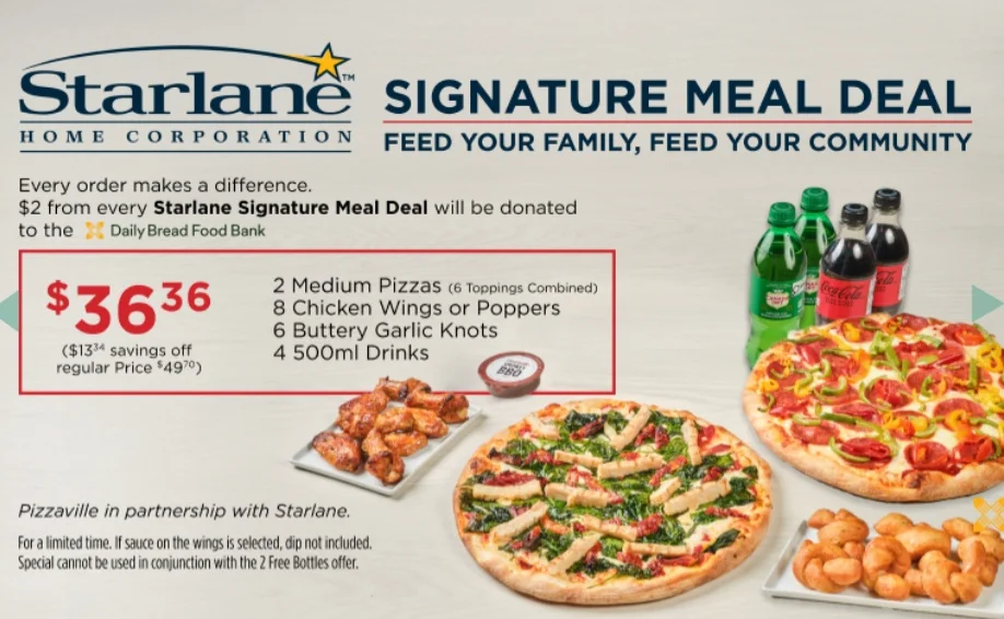 Starlane Signature Family Meal Deal