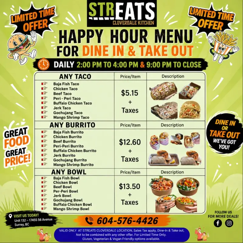 Happy Hour Between 2 PM to 4 PM image