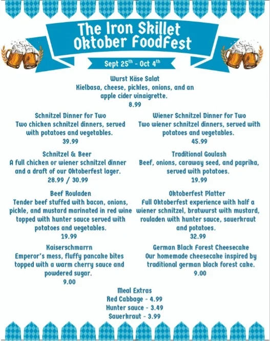 The Iron Skillet Oktober FoodFest image