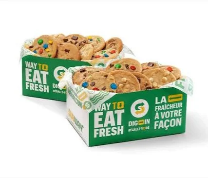 SUBWAY Cookie Platter