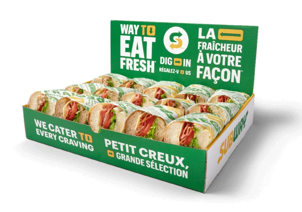 SUBWAY Easy Order Platters