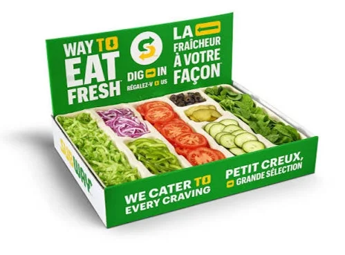 SUBWAY Toppings Platter
